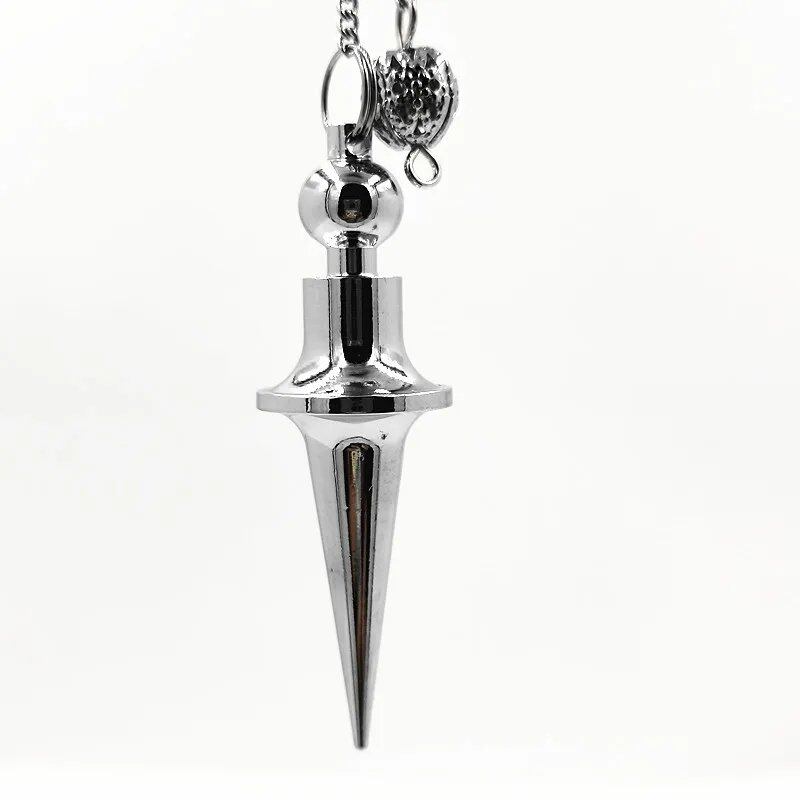 Metal Charm Pendulum for Dowsing, Divination, and Reiki Healing, Spiritual and Wiccan, Unisex, Screw Shape, Radiestia, Parallel Import
