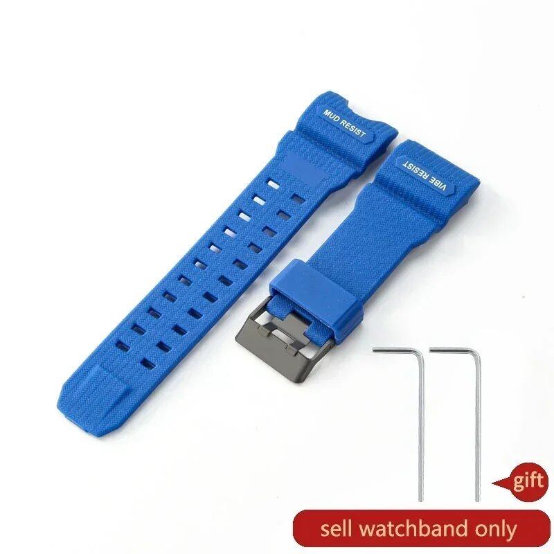 Premium, lightweight, breathable, skin-friendly silicone watch band for Casio G-SHOCK Mudmaster GWG-1000-1A/A3/1A1 GB/GG. Band Color: Parallel Import.