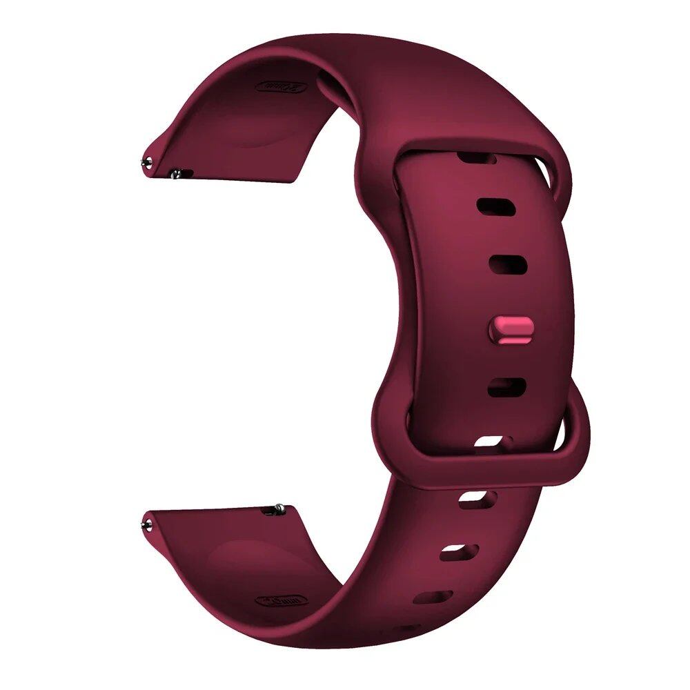 RealMe Watch 2 / 3 Pro / S / S Pro Sport Silicone Wristband - 20mm / 22mm Replacement Soft Watch Strap, Band Color: mm, Parallel Import