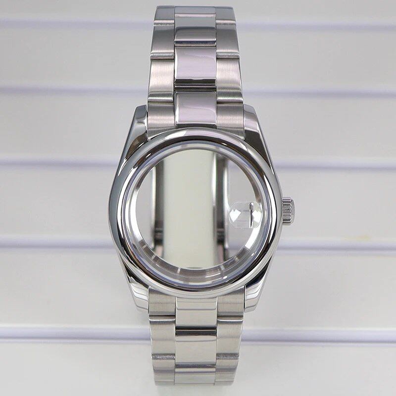 36mm/40mm Watch Case and Bracelet with Sapphire Crystal for Seiko NH35, NH36, and Miyota 8215. 28.5mm Dial, Stainless Steel, and Oyster Bracelet. Color: ; Ships from: Parallel Import.
