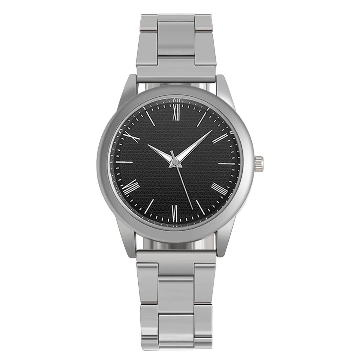 High-quality men's quartz watch with alloy strap, perfect as a gift. Relohio Relohon bracelet. Parallel import.