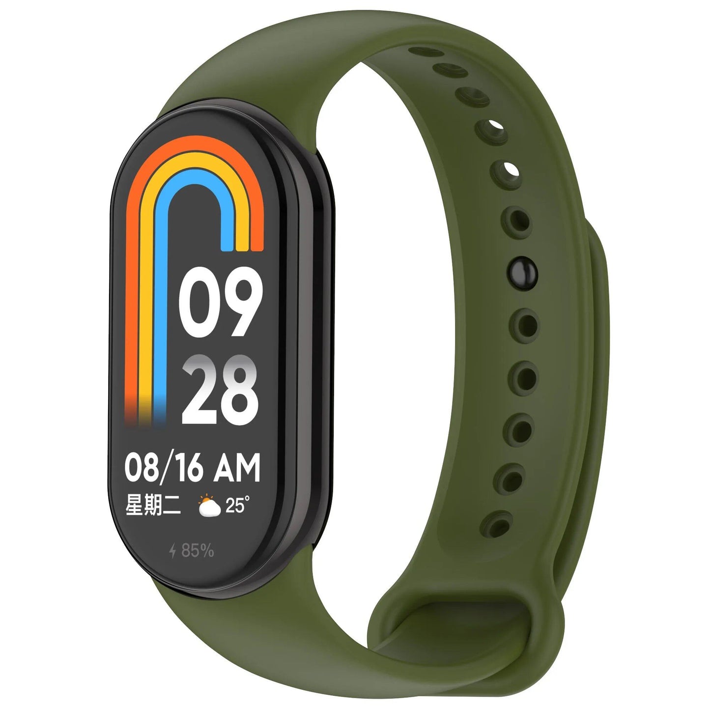 Xiaomi Mi Band 8/9用シリコンバンド 交換用ソフトリストバンド ストラップ ベルト アクセサリー バンドカラー:バンド幅 並行輸入品