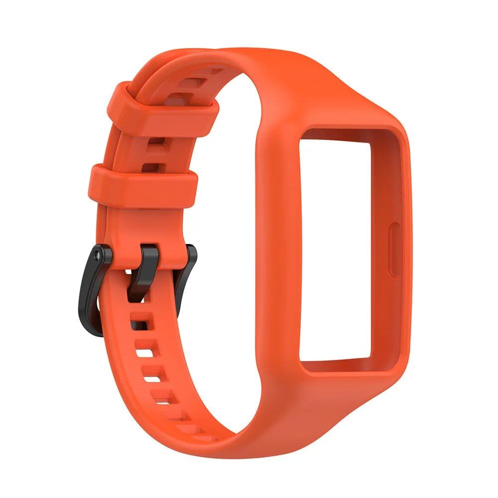 Huawei Band 6/7用シリコンベルト 通気性ストラップ 交換用リストバンド Honor Band6対応 調整可能ブレスレット ケース付き バンドカラー: 並行輸入品