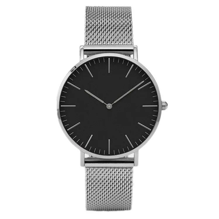 New Women's Quartz Watch, Lightweight and Stylish, Stainless Steel, Waterproof, Battery-Operated, Men's Watch, Parallel Import