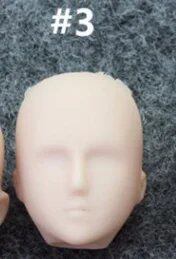 1/6 Scale Doll Head, Parts and Accessories, No Makeup Head, OB Female/Male Head, Makeup Practice, DIY, Obitsu 27, Parallel Import
