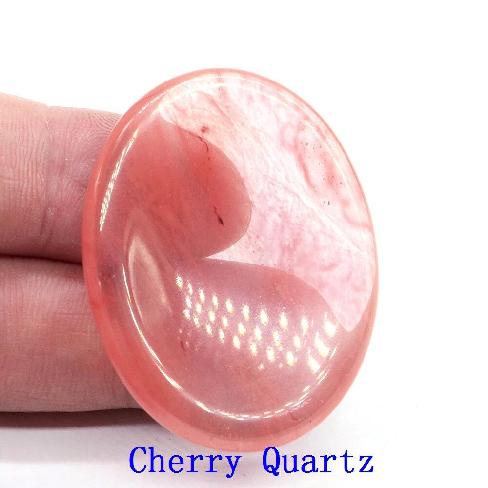 35x45mm Thumb Worry Stone (Stress Relief Stone for Thumb) Oval Massage Quartz Healing Crystal Chakra Energy Therapy Meditation Spiritual Natural Gemstone Decoration Size: Parallel Import