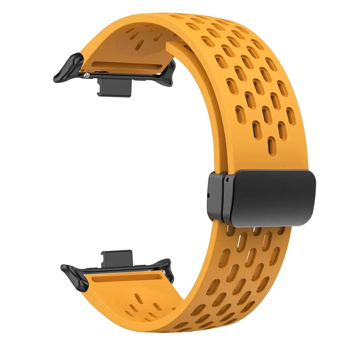Silicone Strap for Redmi Watch 5/4 - Compatible with Mi Band 9 Pro/8 Pro, Magnetic Buckle Sport Band, Tsukai Bracelet Accessory, Band Color: Parallel Import