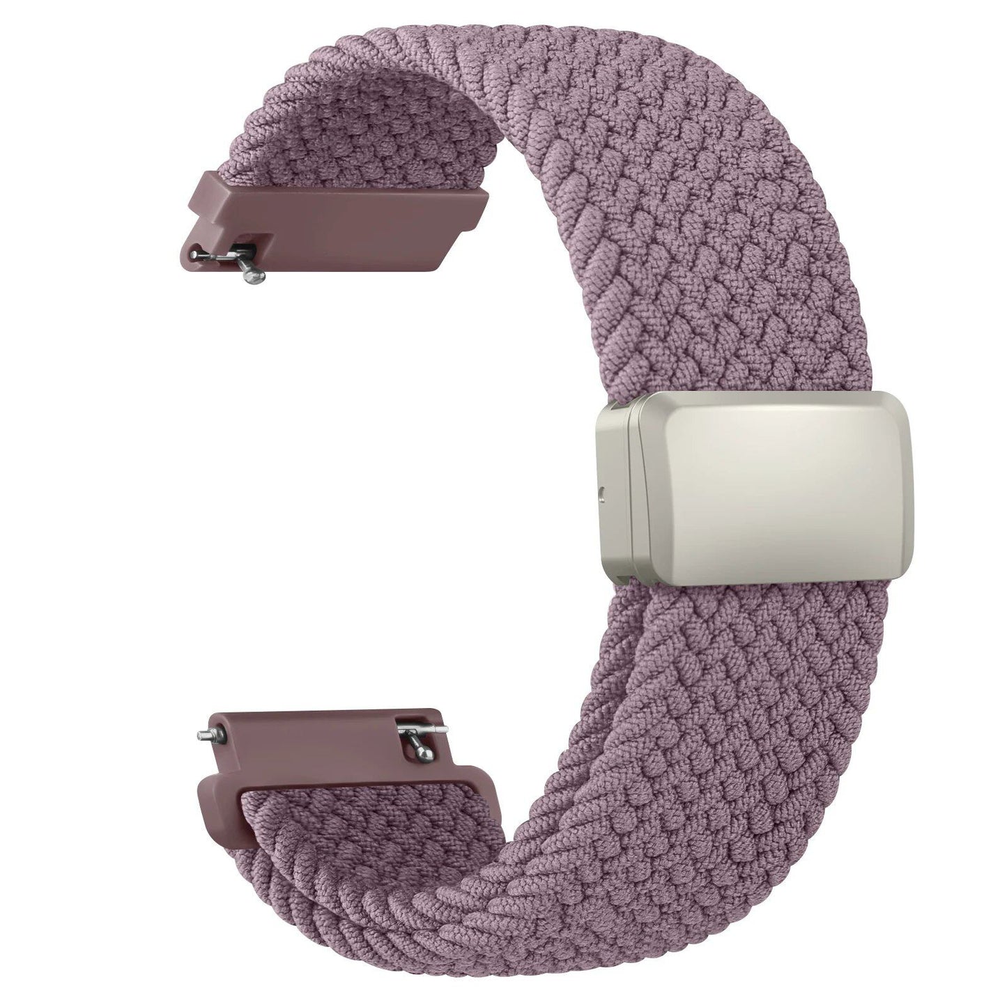 20mm/22mm Braided Strap/Bracelet for Garmin Vivoactive 4/3/Music/Venu Sq 2 Plus/Forerunner 245/645/55/158/Vivomove 3, Band Color: mm, Parallel Import