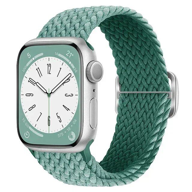 Apple Watch Ultra 2用ナイロンストラップ バンド 49mm 40mm 44mm 41mm 38mm 45mm 伸縮ブレイデッドループ リストバンド iWatch Series 9/8/7/6/SE/5/4対応 バンドカラー:mm 並行輸入品