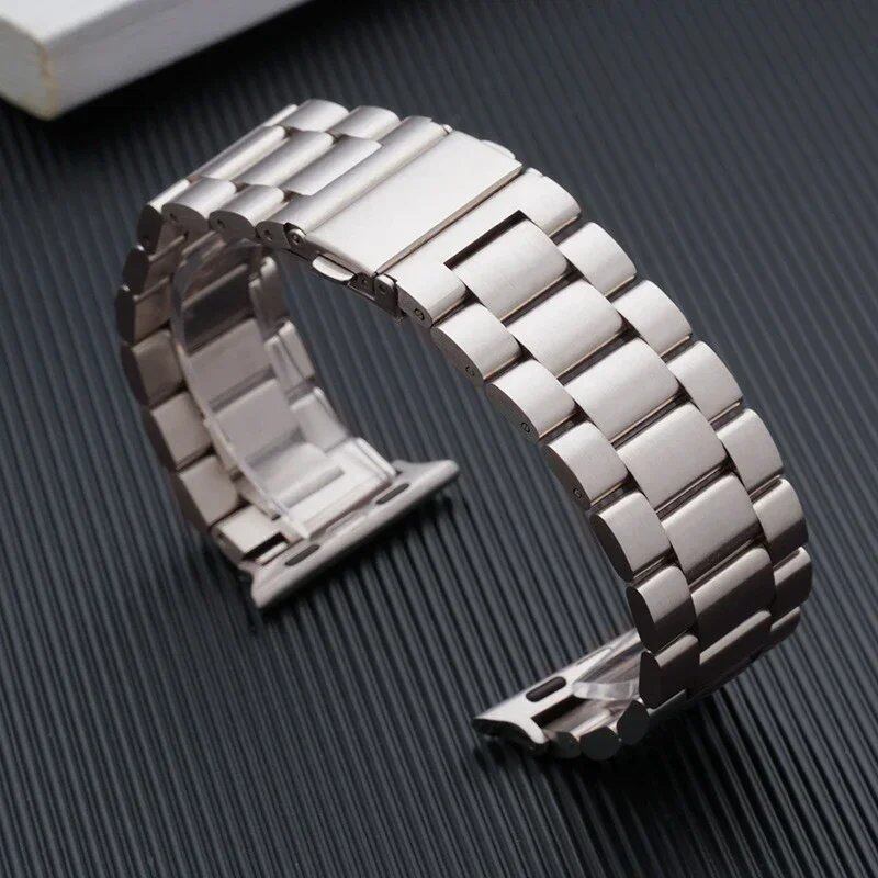 Stainless Steel Strap for Apple Watch 45mm, 44mm, Ultra 2, 49mm, 42mm, 40mm, 41mm, and 46mm, Metal Band, Series 10, 9, 8, 7, 6, 5, 4, 3, SE, Band Color: mm, Parallel Import