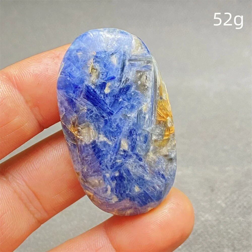 High-Quality Natural Kyanite Crystal for Palm Play, Hand Polishing, Meditation Massage, Magic Stone, Home Decoration, Colorful, Parallel Import