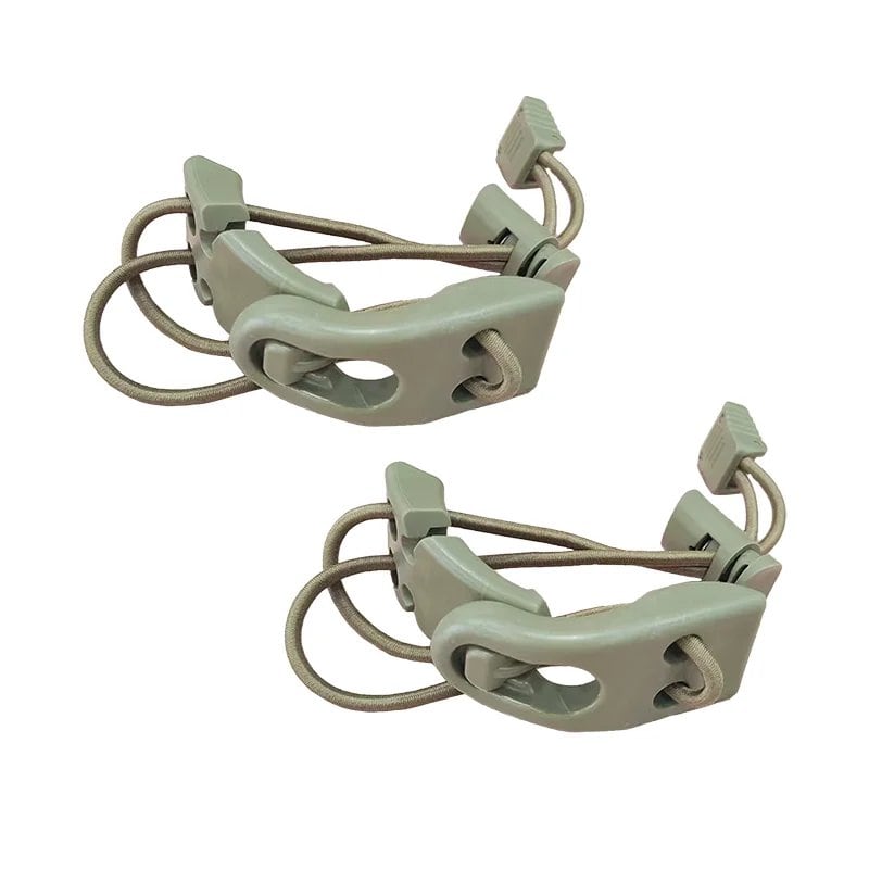 Pack of 1/2 Portable MOLLE Binding Clips, Gear Organizer, Zipper, Multifunctional Hanging Buckle, Outdoor Backpack/Vest Accessory, Color: Parallel Import