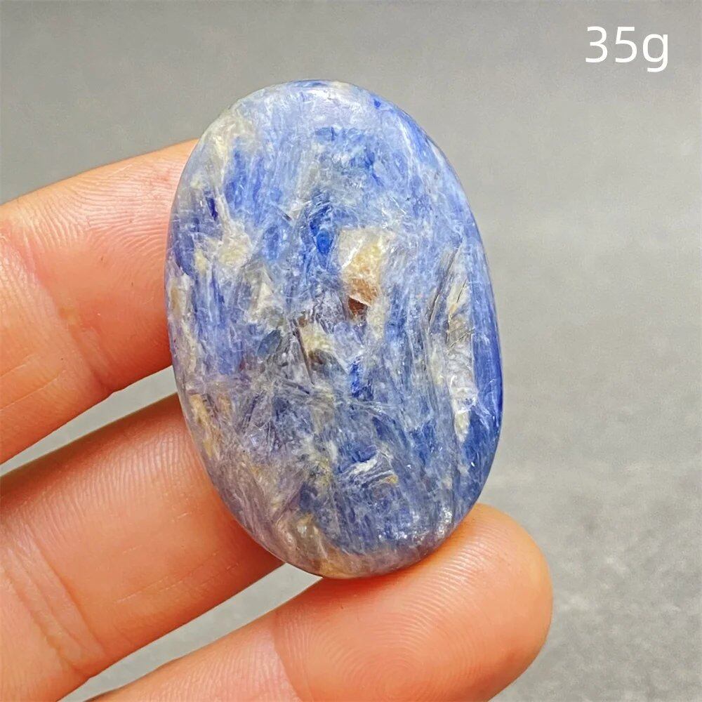 High-Quality Natural Kyanite Crystal for Palm Play, Hand Polishing, Meditation Massage, Magic Stone, Home Decoration, Colorful, Parallel Import