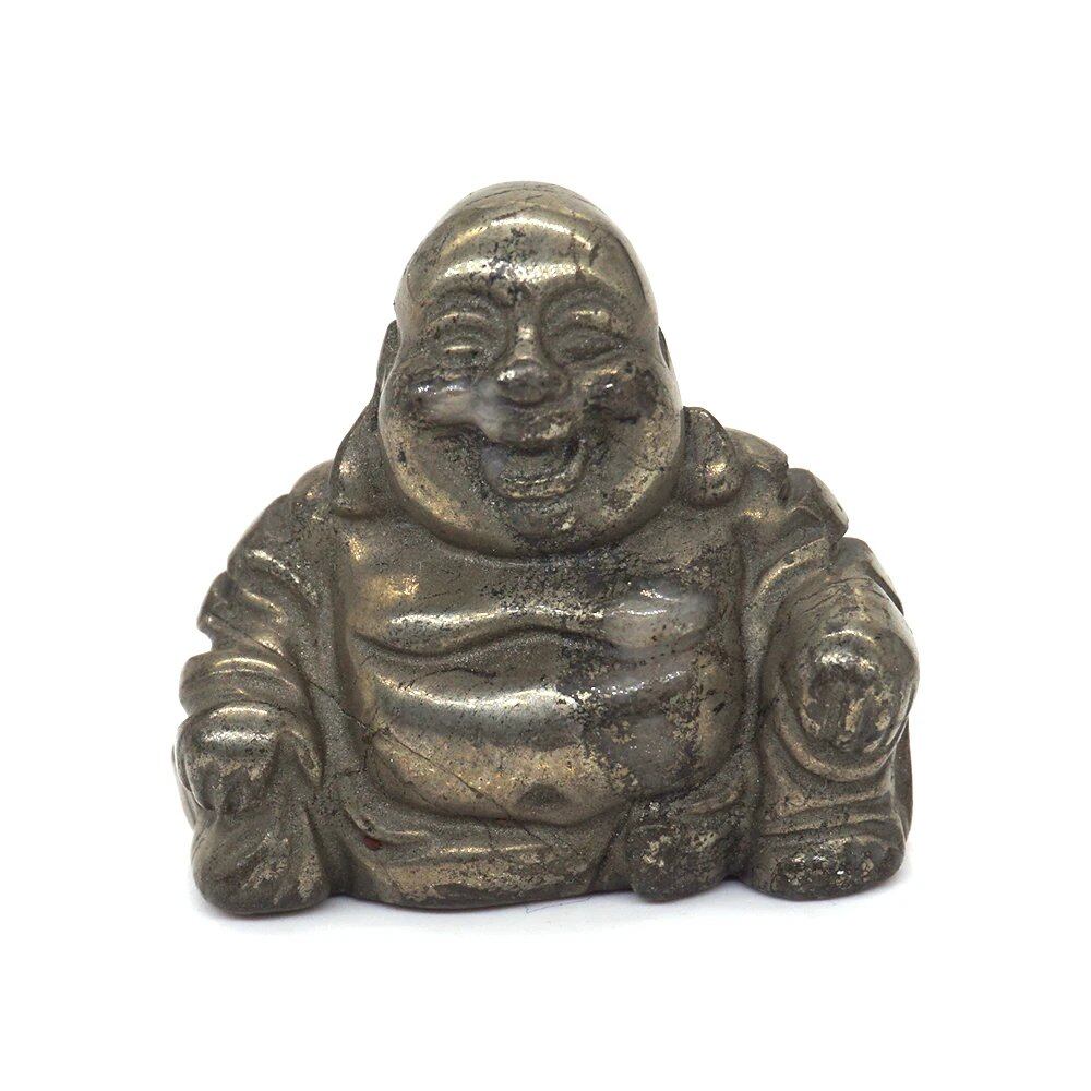 1.2-inch Buddha Statue, Natural Healing Crystal Reiki Chakra Figurine, Spiritual Stone Sculpture, Home Decor, Parallel Import