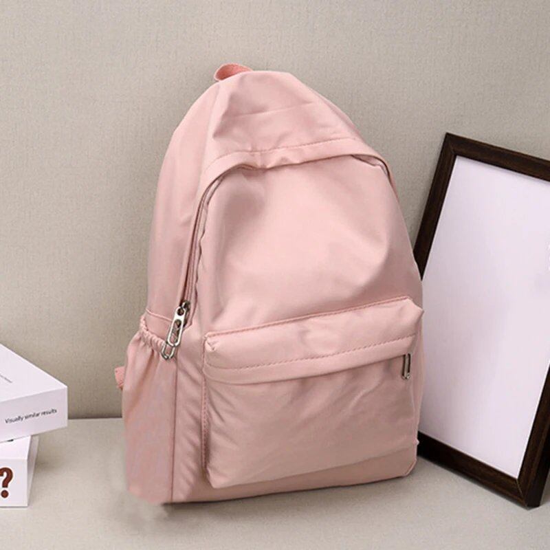 女子用スクールバッグ 防水 大容量 スムーズジッパー シンプルデザイン ティーン向け カジュアルデイパック 学生用バッグ 新作 並行輸入品