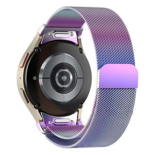 サムスンギャラクシーウォッチ7/FE/6/5/4/クラシック/Pro用 45mm 44mm 40mm マグネット式リストバンド 隙間なし 交換用ストラップ バンドカラー:;発送元: 並行輸入品