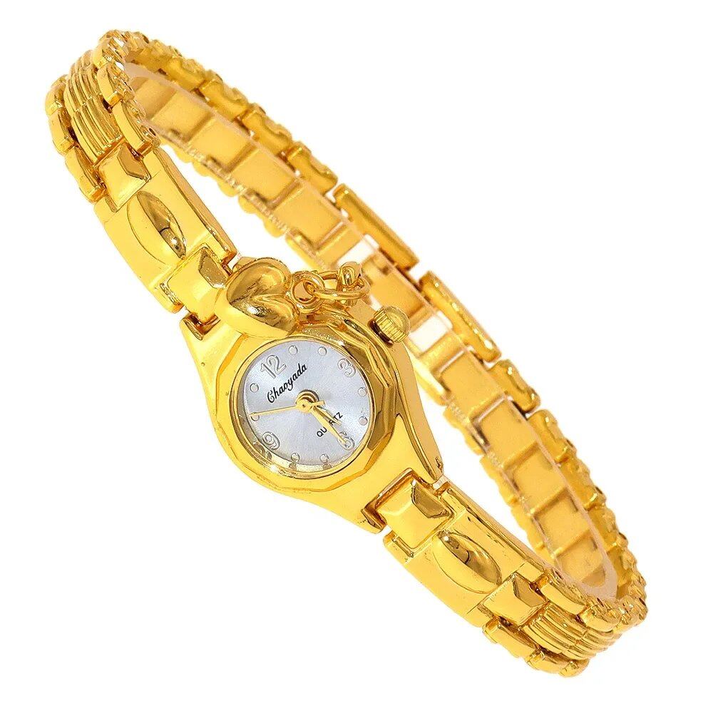 Simple and elegant ladies' small watch, luxury gold quartz watch, women's watch, color: 134, parallel import