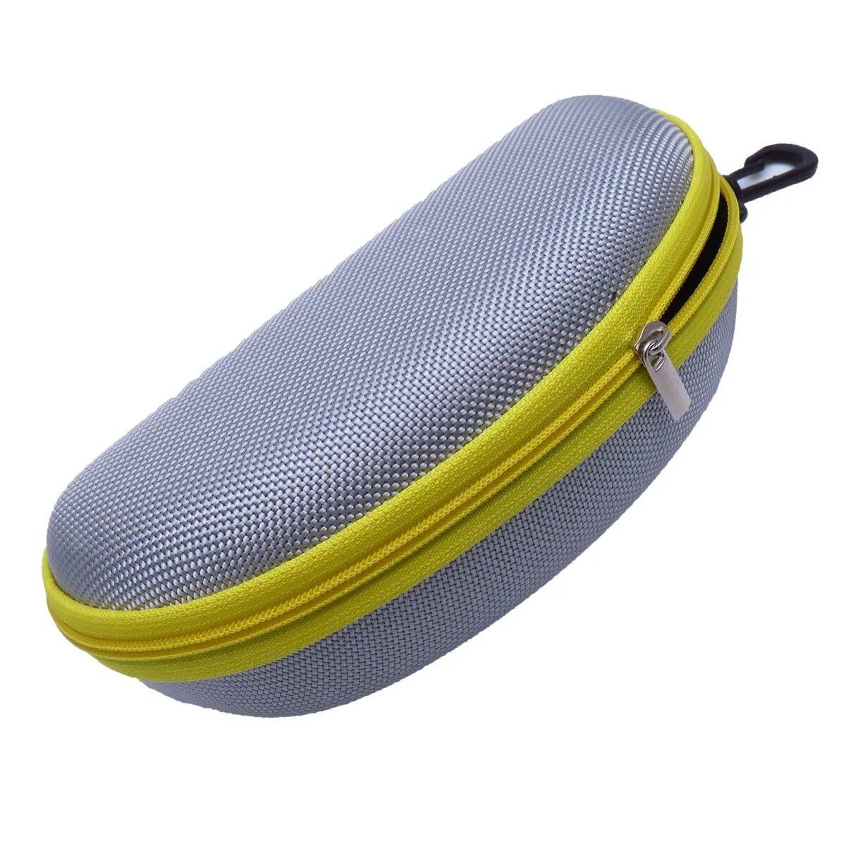 KLASSNUM Portable EVA Eyeglass Case with Carabiner Hook, Colorful Sunglasses Hard Case, Zippered Eyeglass Protection Box, Holder, New, Parallel Import