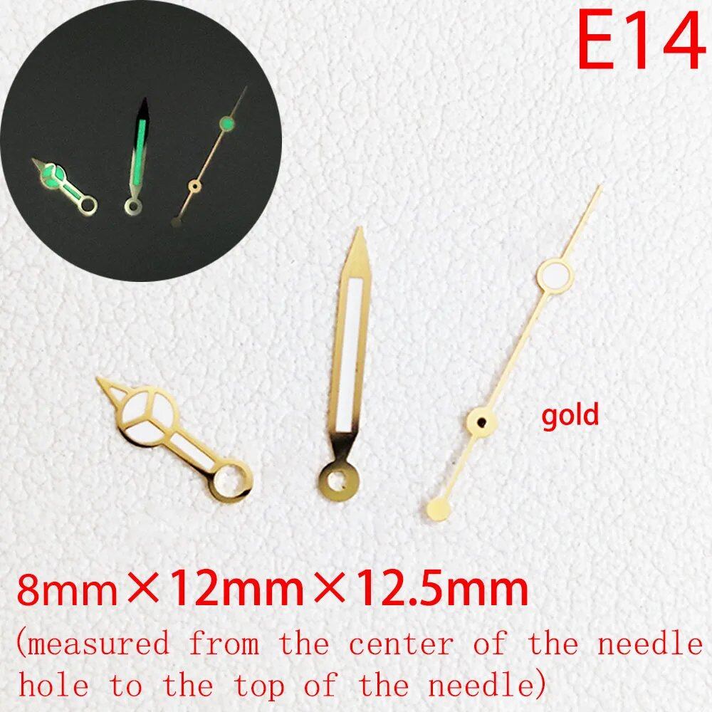 ETA Series Watch Accessories, Green & Blue Super Luminous Hands for ETA 2824, 2892, 2836, and 2834, Parallel Import