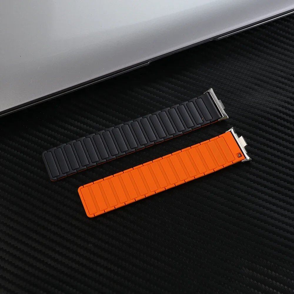 Replacement Magnetic Silicone Wristband for Xiaomi Mi 9 Pro/8 Pro, Redmi Watch 4/5 Compatible, Mi Band 9 Pro Watch Strap, Band Color: Parallel Import