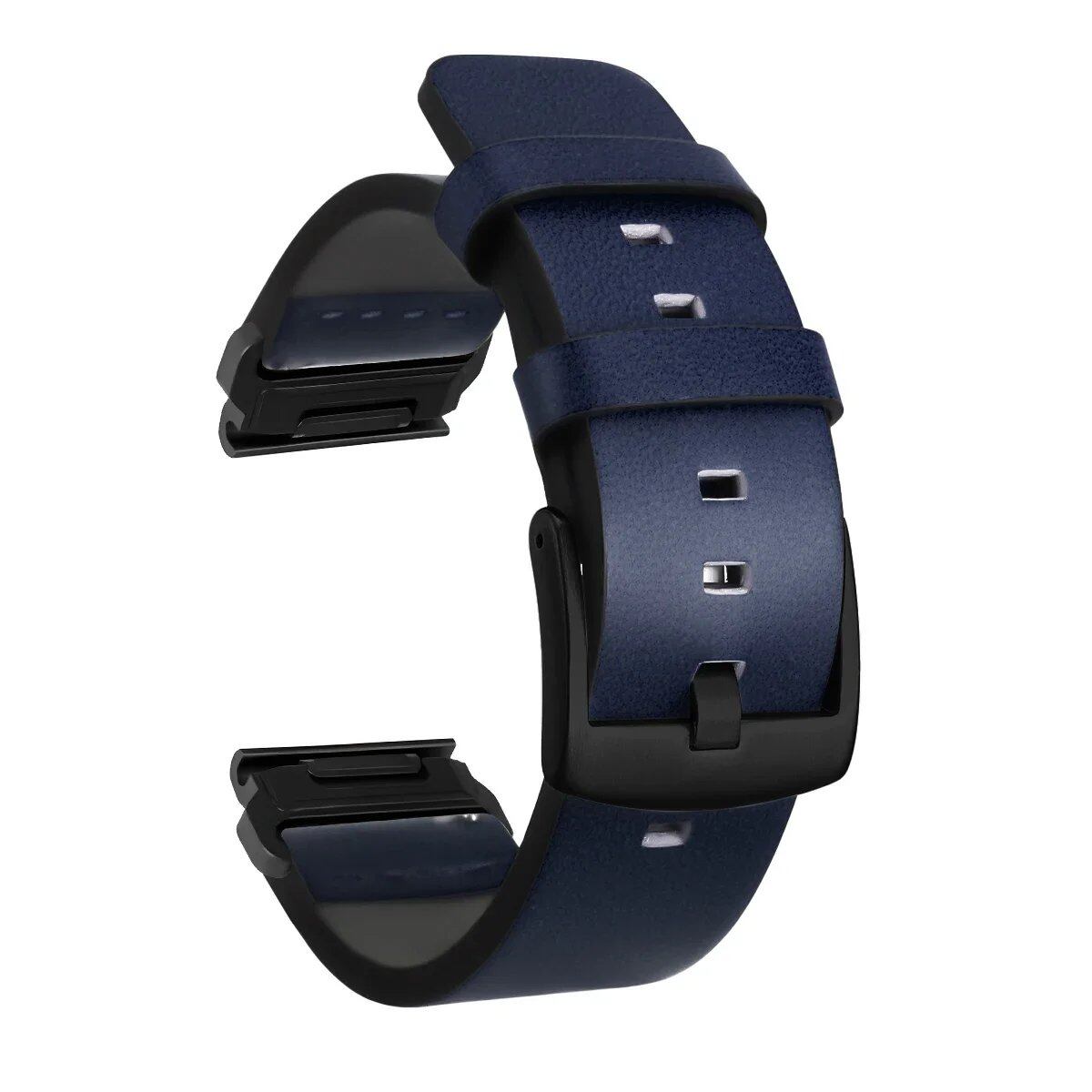 QuickFit Leather Watch Band for Garmin Fenix 6X/6 Pro/7X/7 and Forerunner 935/945/955, 22mm/26mm, Band Color: mm, Parallel Import