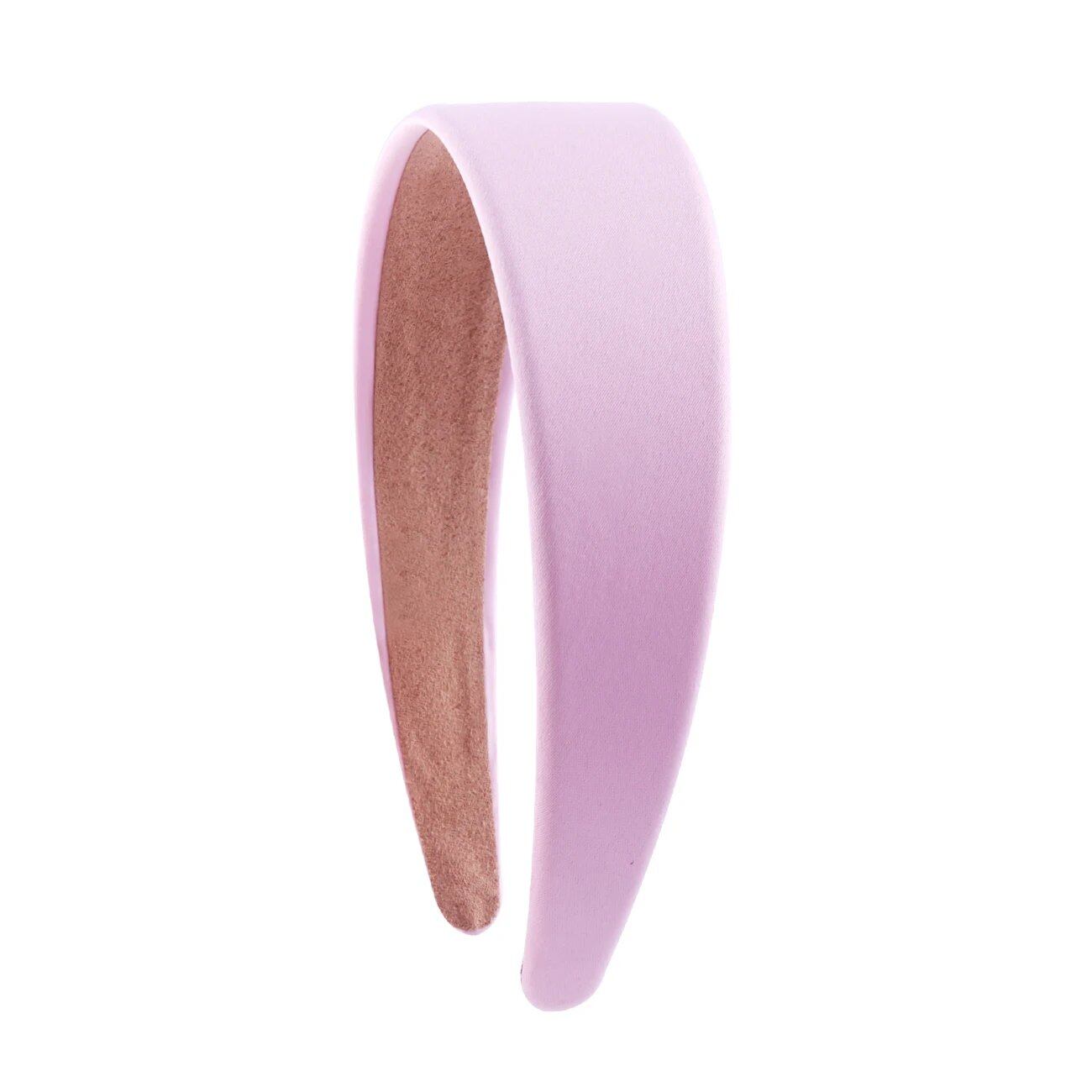 1.5-inch Satin Headband, Plain Headband, Non-Slip, Colorful DIY Wide Headband for Women and Girls, Hair Accessories, Parallel Import