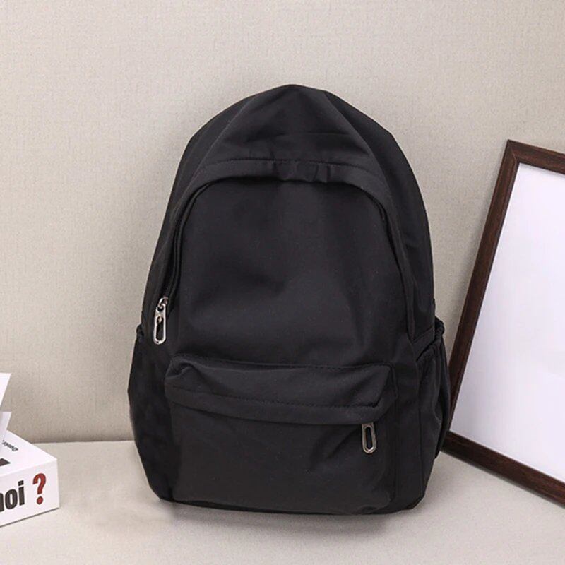 女子用スクールバッグ 防水 大容量 スムーズジッパー シンプルデザイン ティーン向け カジュアルデイパック 学生用バッグ 新作 並行輸入品