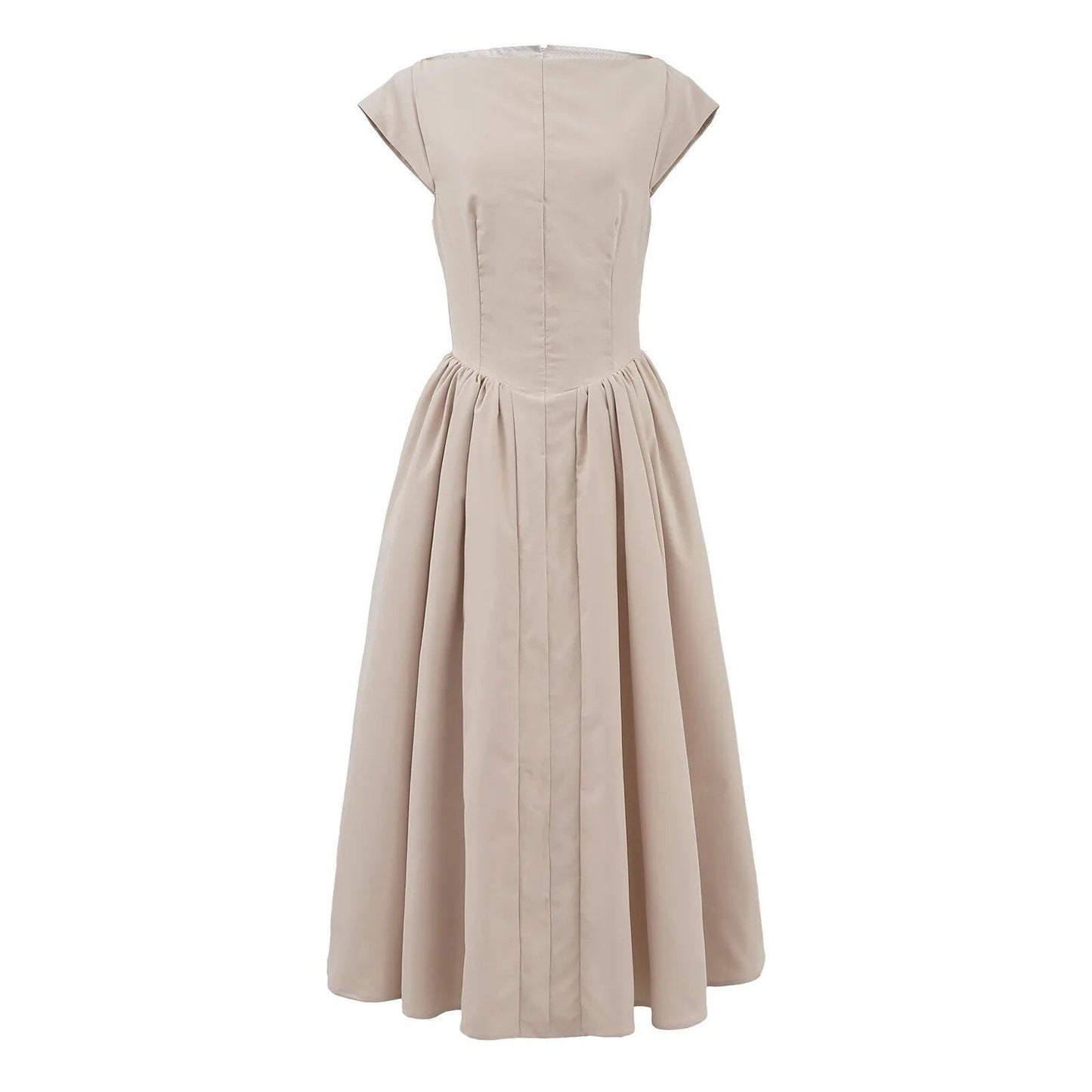 Sanin Heart New French Style Sexy Backless Sleeveless Pleated Slim Fit Vest Style Dress Summer Size: Parallel Import