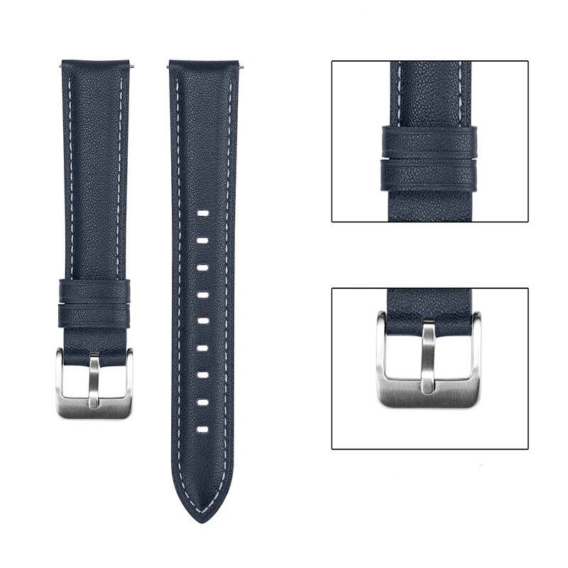 Huawei Watch Fit 2 Leather Strap, Stylish Band, Elegant Bracelet with Connector, Size: Compatible with Huawei Watch Fit, Parallel Import