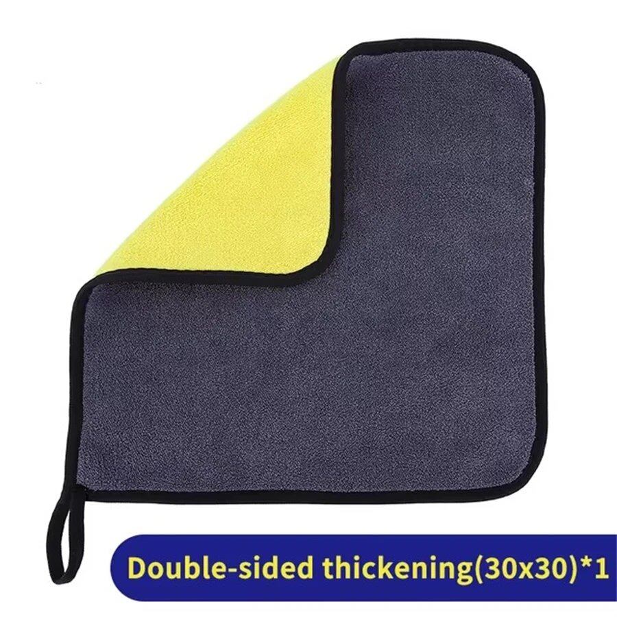 1/3/5-Count Microfiber Cleaning Towels, Car Cleaning Cloths, Professional Microfiber Car Drying Towels, Car Wash Towels, Accessories, Color: 30, Parallel Import