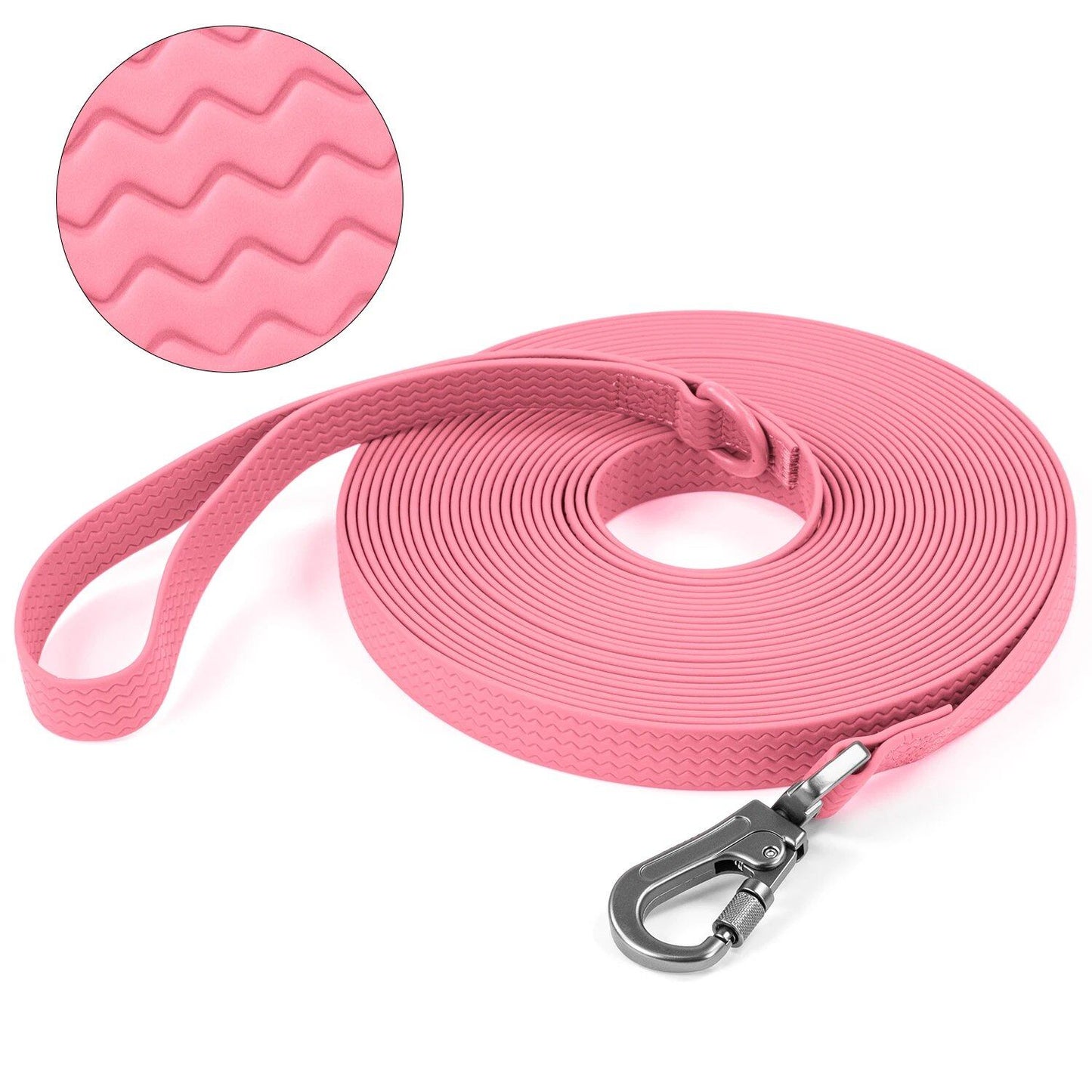1.8M, 3M, 5M, 10M PVC Dog Leash for Large and Medium Dogs, Non-Slip, Waterproof, Easy to Clean, Running, Dog Training, Long, Strong, Sizes: Parallel Import