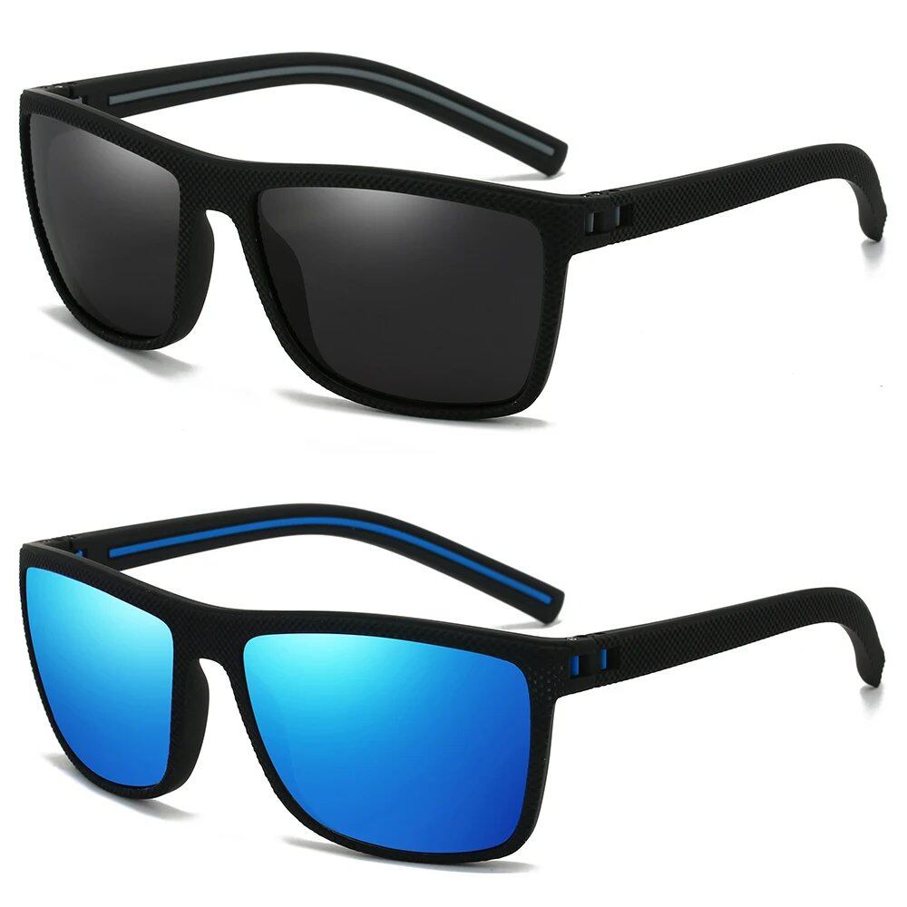 1/2-Piece Men's and Women's Polarized UV400 Sunglasses, Fishing Goggles, Outdoor Sports Eyewear, Parallel Import