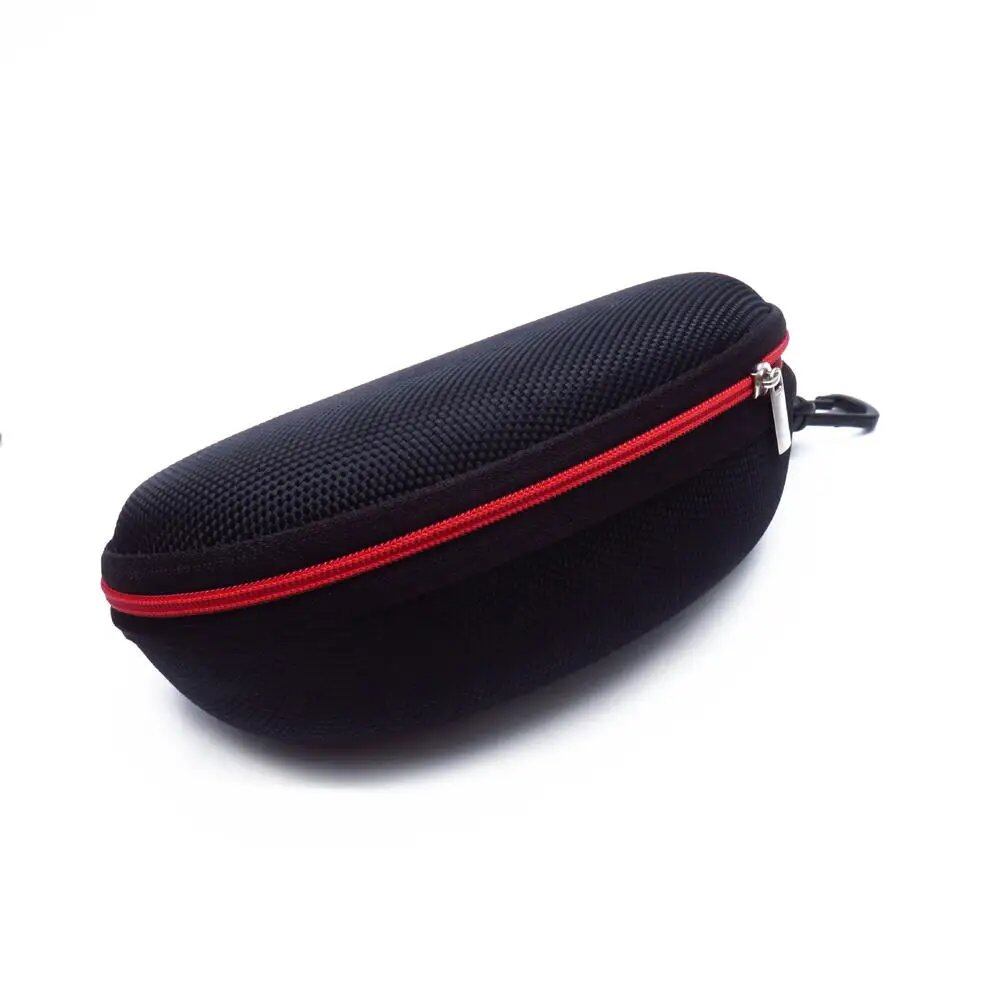 KLASSNUM Portable EVA Eyeglass Case with Carabiner Hook, Colorful Sunglasses Hard Case, Zippered Eyeglass Protection Box, Holder, New, Parallel Import