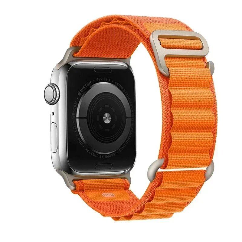 アップルウォッチ アルパインバンド ストラップ 49mm 45mm 44mm 40mm 41mm 42mm ナイロン ベルト iWatch シリーズ9 8 SE 4 3 7 6 5対応 サイズ: 並行輸入品