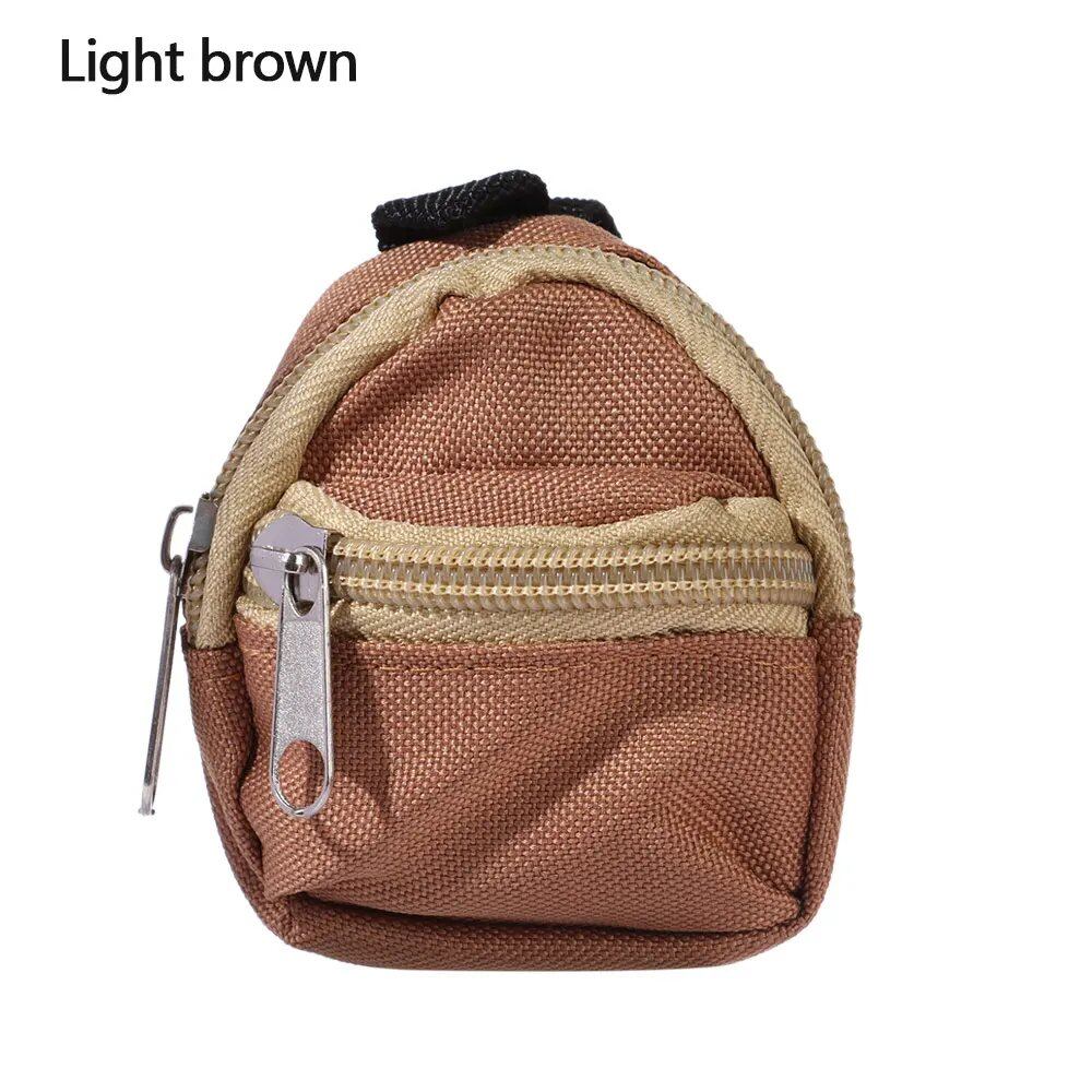 1/6 Scale Miniature Bag Toy for BJD Dolls, Cute Floral School Bag, Dollhouse Decor, Backpack, Doll Clothes Accessory, Parallel Import