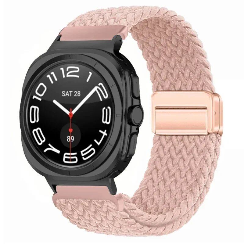 Replacement Nylon Loop Strap for Samsung Galaxy Watch Ultra (47mm) with Magnetic Buckle, Compatible with Galaxy Watch 7 Ultra, Band Color: Compatible with Galaxy Watch Ultra; Band Width: Compatible with Galaxy Watch Ultra (Parallel Import)