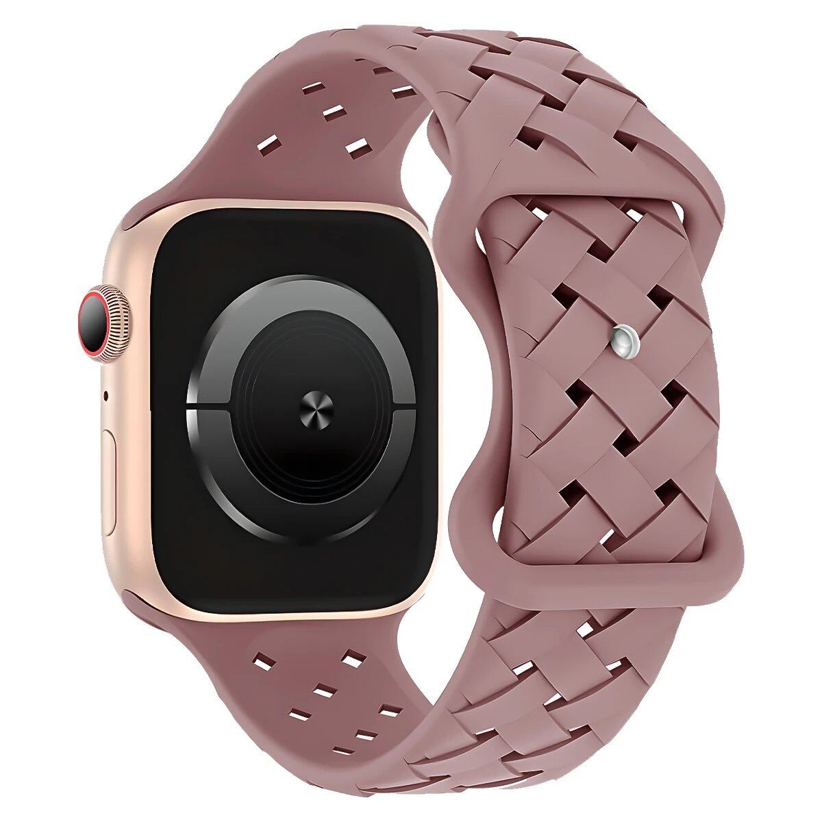 Apple Watch用シリコーンスポーツストラップ - Ultra 2/SE/Series 9/8/7/6/5対応 49mm・46mm・44mm・42mm・41mm・40mm 通気性バンド ;発送元: 並行輸入品