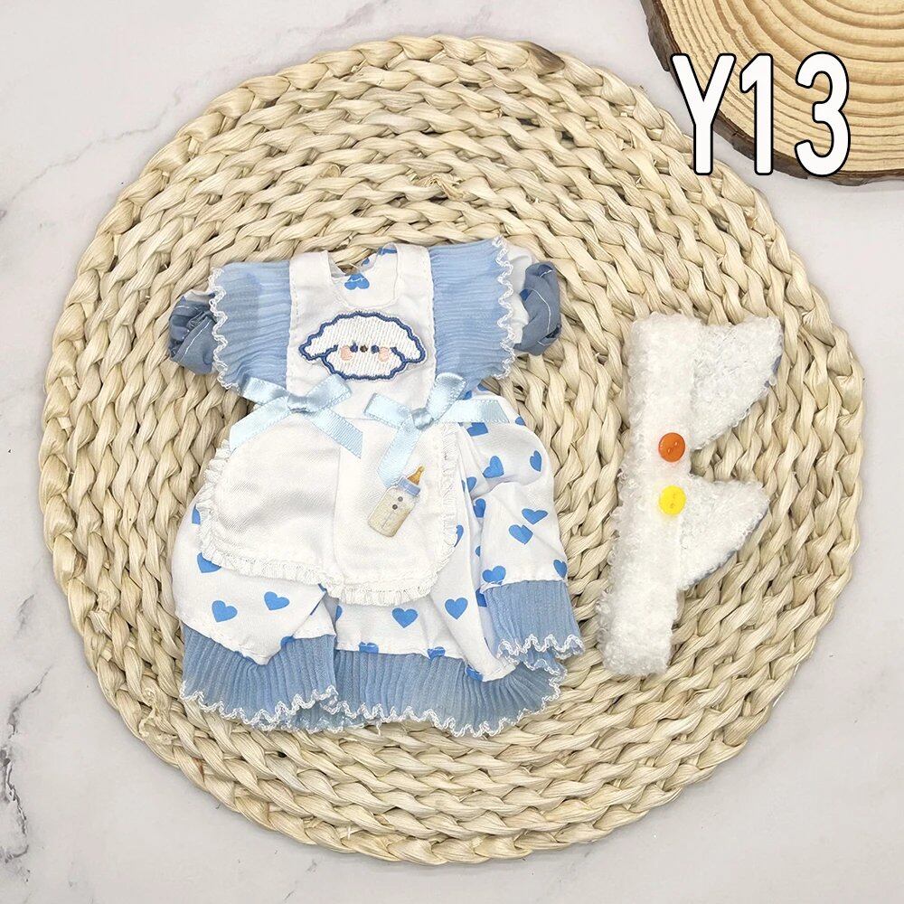 1/6 Scale BJD Doll Clothes Full Set (30cm) Anime Cute Reborn Doll Skirt, Hat, and Head Dress for Girls, Gift, Dress-Up DIY Dollhouse Toy, Parallel Import