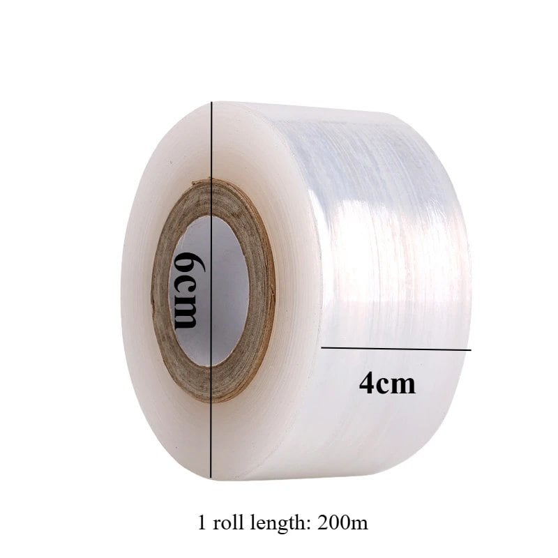 1/3 Roll PE Flexible Grafting Tape, Self-Adhesive, Gardening, Tree Grafting Tape, Elastic, 4cm Wide, Color: Parallel Import