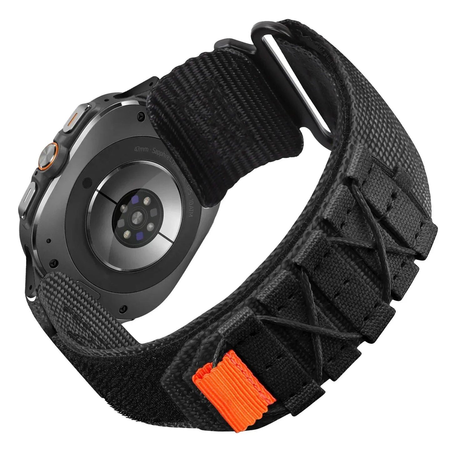 Non-Gap Nylon Strap, Quick Fit Band, Sport Bracelet for Samsung Galaxy Watch 7 Ultra (47mm) - Size: ; Band Width: Galaxy Watch 7 Ultra; Parallel Import