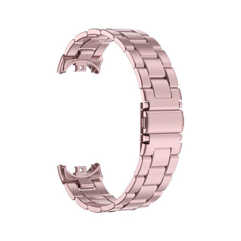 Xiaomi Mi Band 9 Metal Band, Stainless Steel, Slim Business Strap, Compatible with Xiaomi Band 8, Sports Bracelet, Accessories, Size: Mi Band, Parallel Import