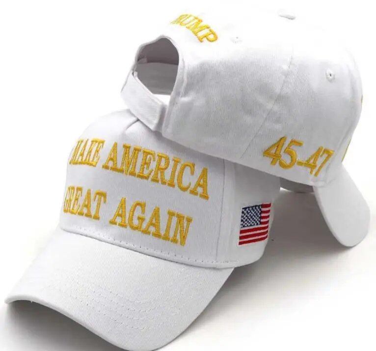 New Donald Trump Cap 45-47 Presidential Hat USA Snapback Baseball Cap Stylish Embroidered Parallel Import