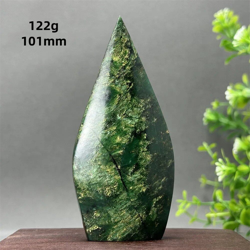 天然エメラルド フリーシェイプ トーチ研磨 工芸品 レイキヒーリング 瞑想 ウィッチクラフト サクリファイス エネルギー ホーム 風水 デコレーション カラー 並行輸入品