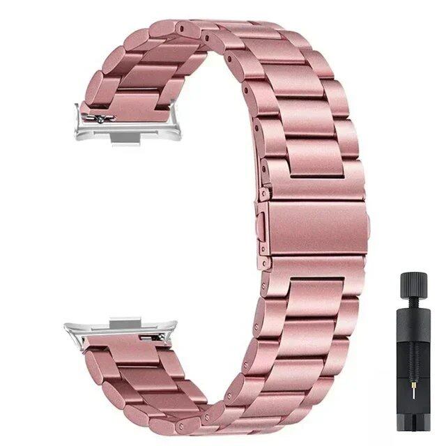 Stainless Steel Metal Band Replacement Strap for Huawei Watch Fit 3/Fit 2, Band Color: Parallel Import