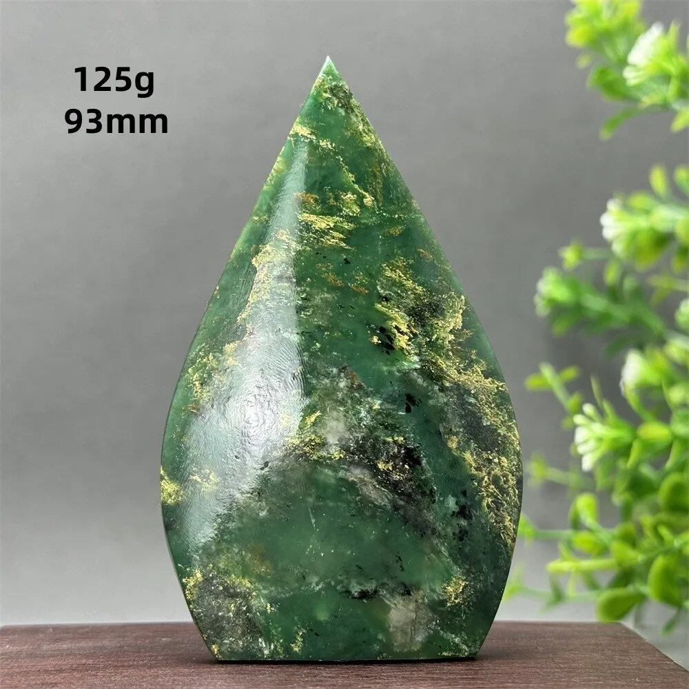 天然エメラルド フリーシェイプ トーチ研磨 工芸品 レイキヒーリング 瞑想 ウィッチクラフト サクリファイス エネルギー ホーム 風水 デコレーション カラー 並行輸入品