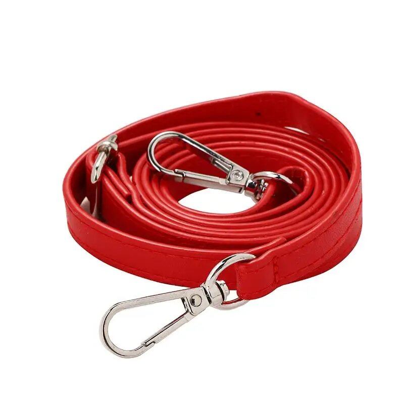 1.2cm Wide Thin Bag Belt/Shoulder Strap Replacement, Long Adjustable PU Leather Bag Strap, Bag Accessory, Color: Parallel Import