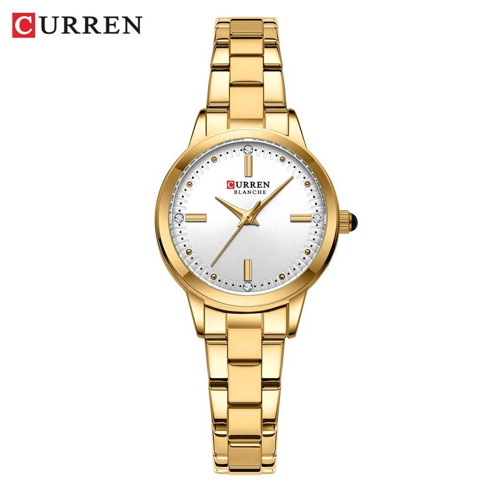 Karlen Women's Simple Dial Bracelet Quartz Watch, Stylish and Elegant, Color: Parallel Import