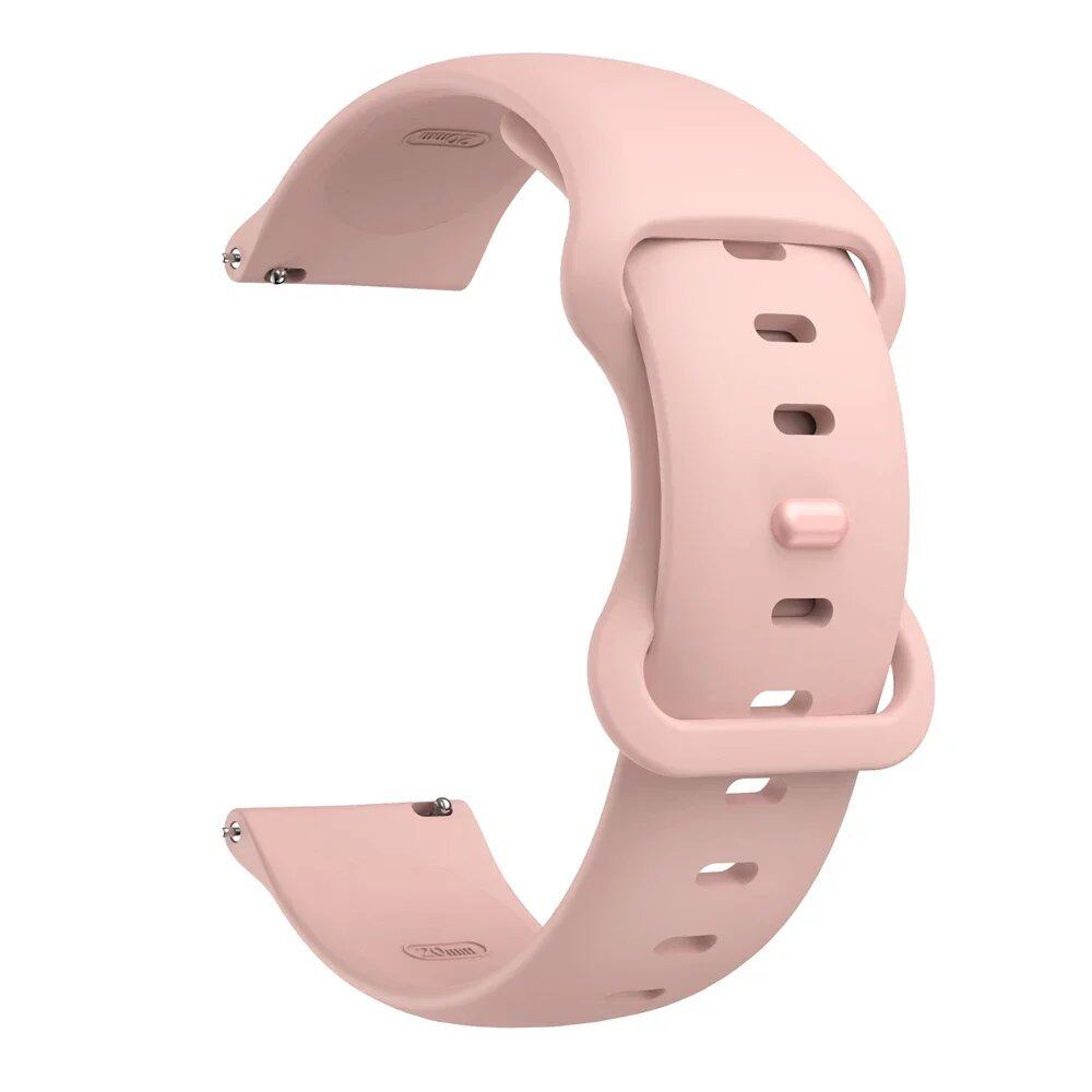 RealMe Watch 2 / 3 Pro / S / S Pro Sport Silicone Wristband - 20mm / 22mm Replacement Soft Watch Strap, Band Color: mm, Parallel Import