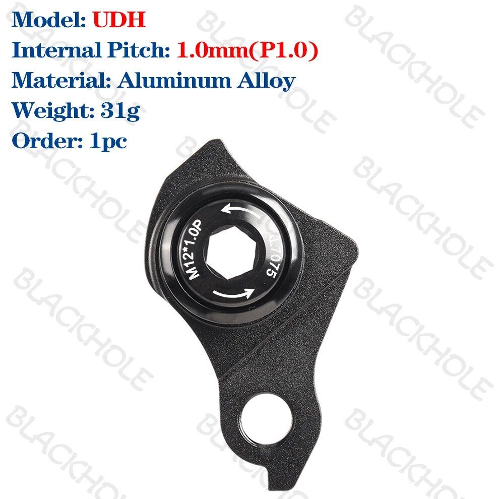 Rear Derailleur Hanger for 1.0/1.5/1.75 Pitch UDH Compatible Bicycle Frames, MTB and E-Bike, Thru-Axle Compatible, Parallel Import