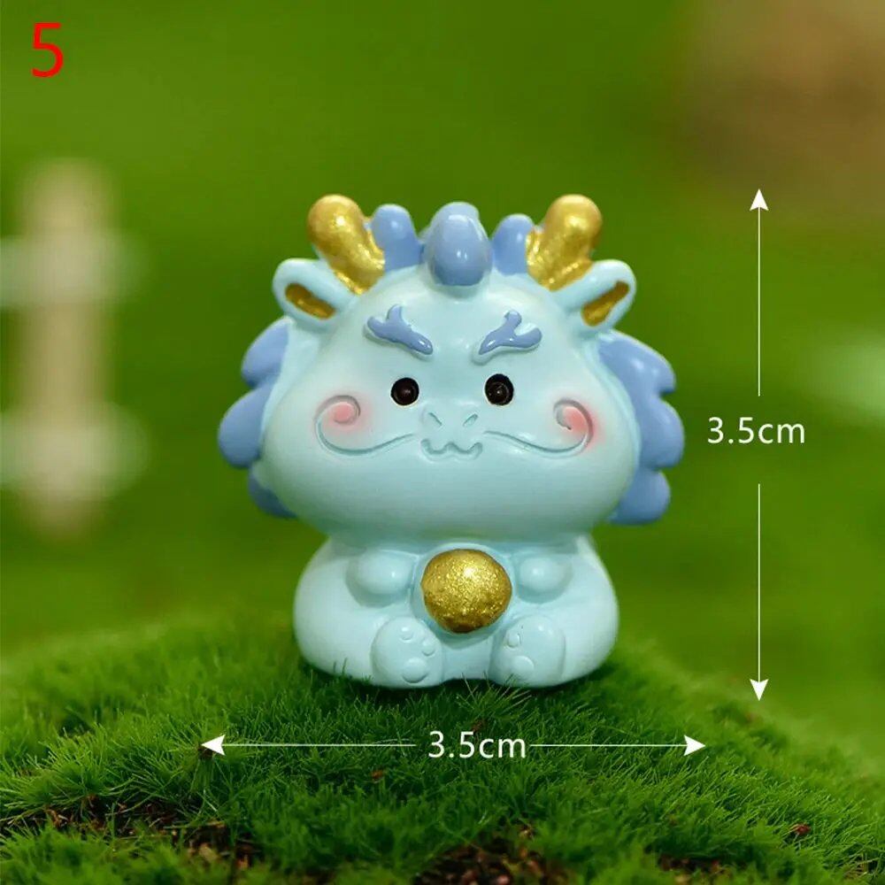New Cute Micro Landscape Zodiac Tiger Miniature Figurine Garden Ornament Desktop DIY New Year Home Decor (Parallel Import)